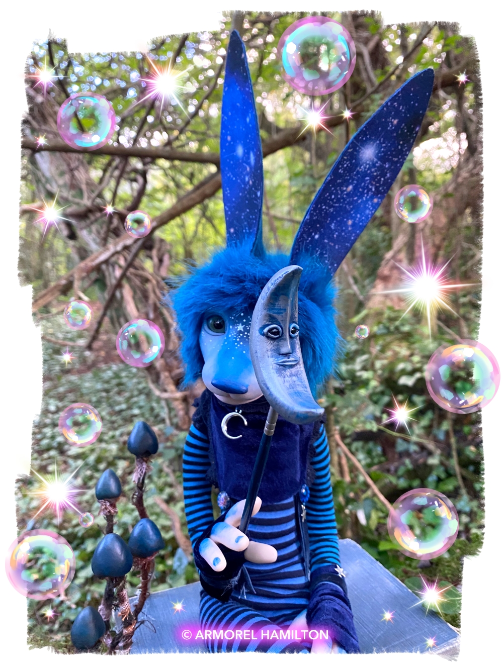 Large Blue Hare Fayble